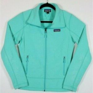 Patagonia women’s teal full zip up small